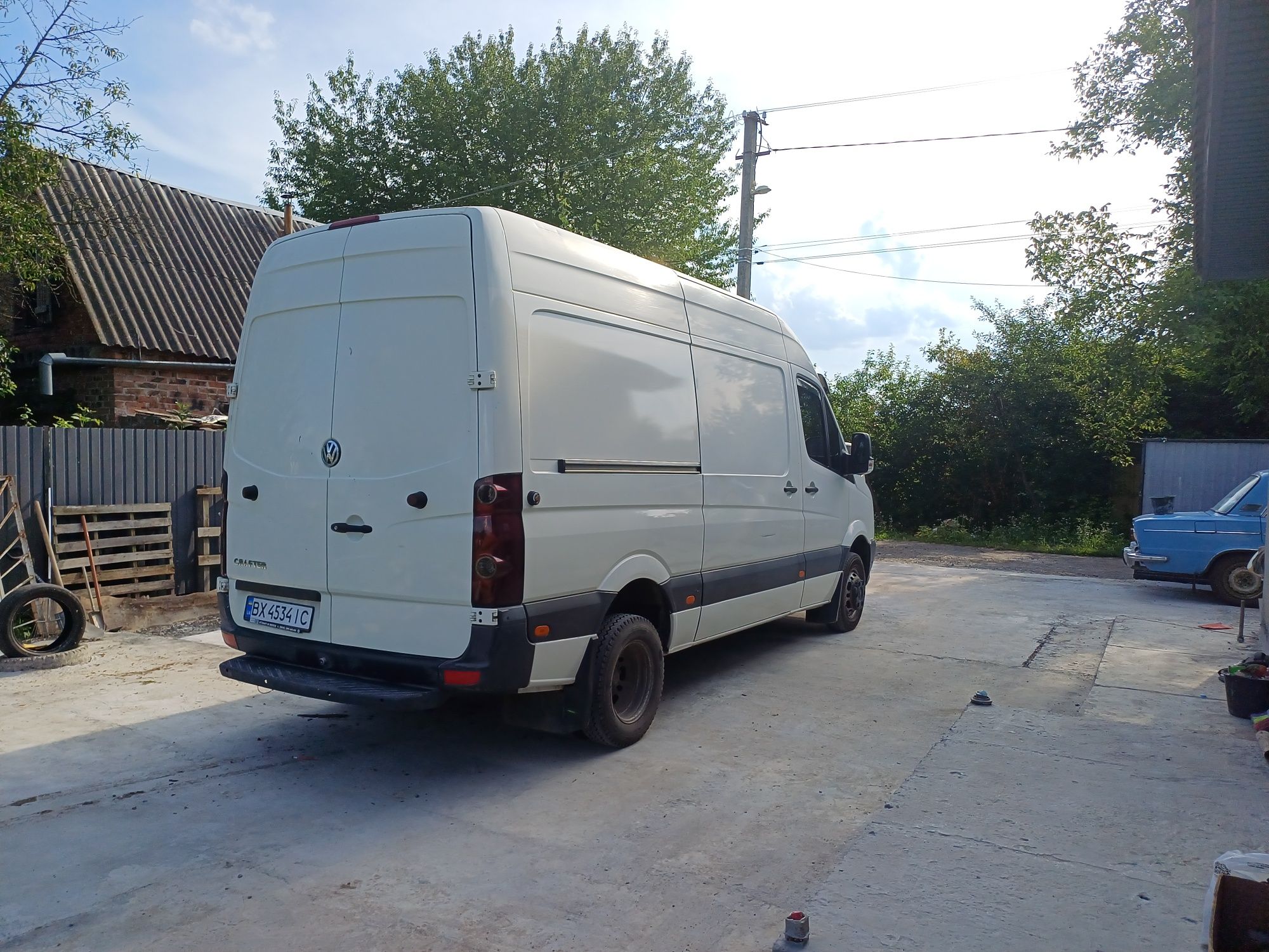 Вантажний бус  двухкатковий Volkswagen crafter 2008р. грузовий вольцва