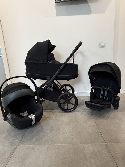 Cybex Priam 2.0 3w1 Deep Black / Black Matt