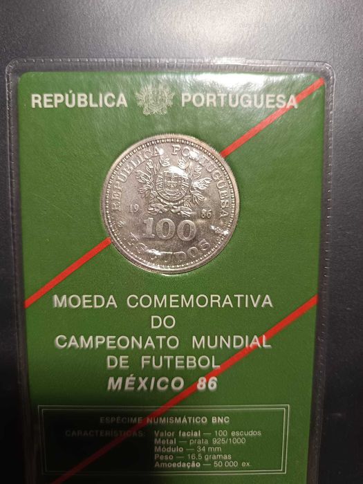 1986 – Prata BNC – Mundial de Futebol México