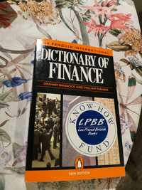 Słownik finansowy Dictionary of finance wydawnictwa Penguin books