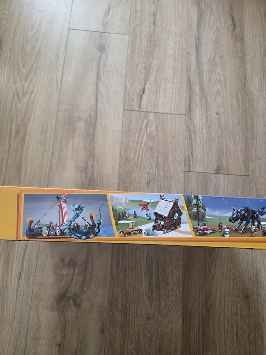 LEGO Creator 3 w 1 31132 Statek wikingów i wąż z Midgardu