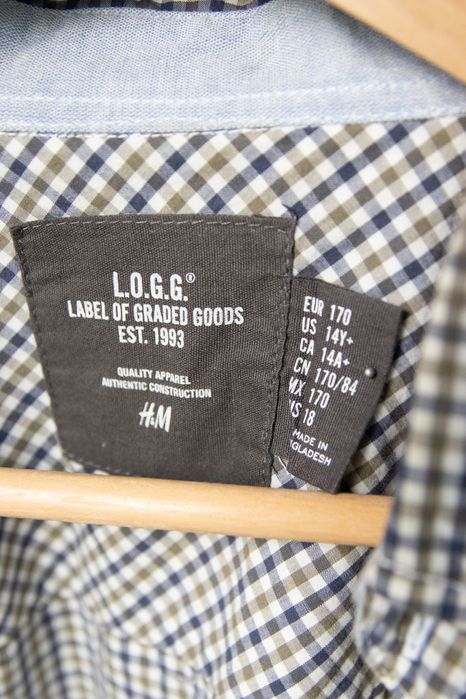 Koszula męska w kratkę L.O.G.G. H&M