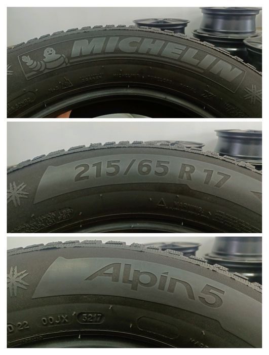 4 x 215/65/17 Michelin Opony Zimowe Wysyłka