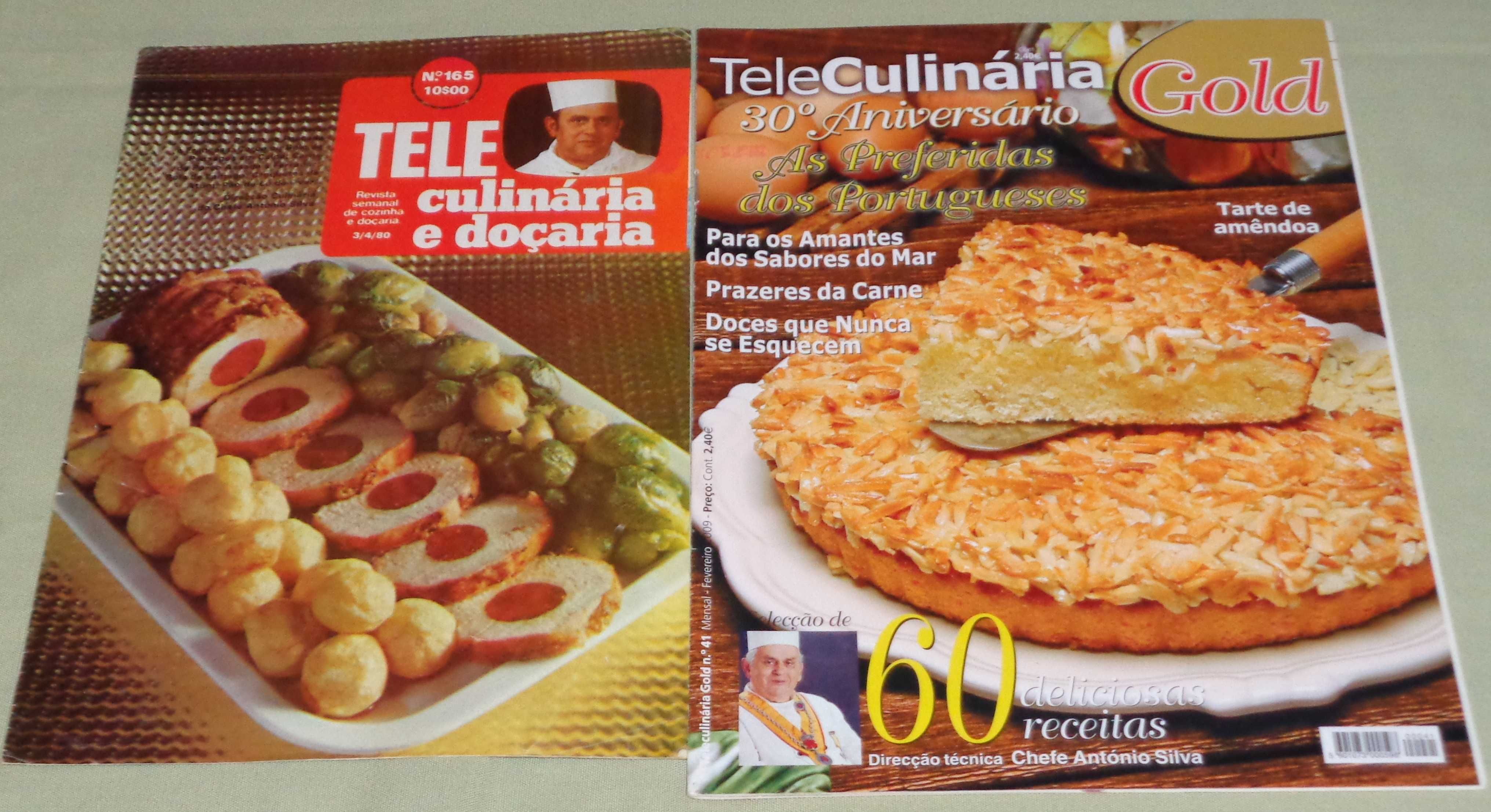 Conjunto de 12 revistas Teleculinária (11 normais e 1 especial)