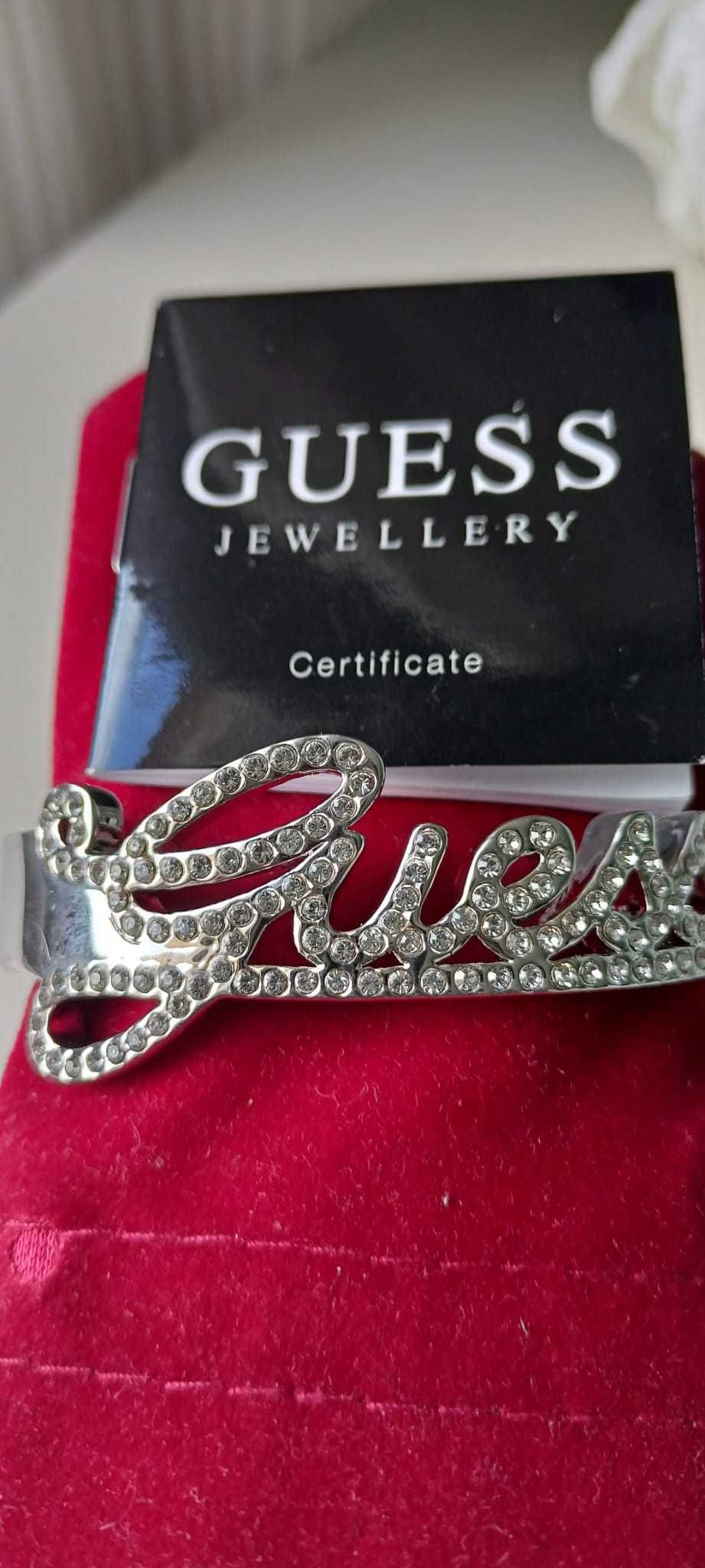 Guess Bransoletka z cyrkoniami Oryginał