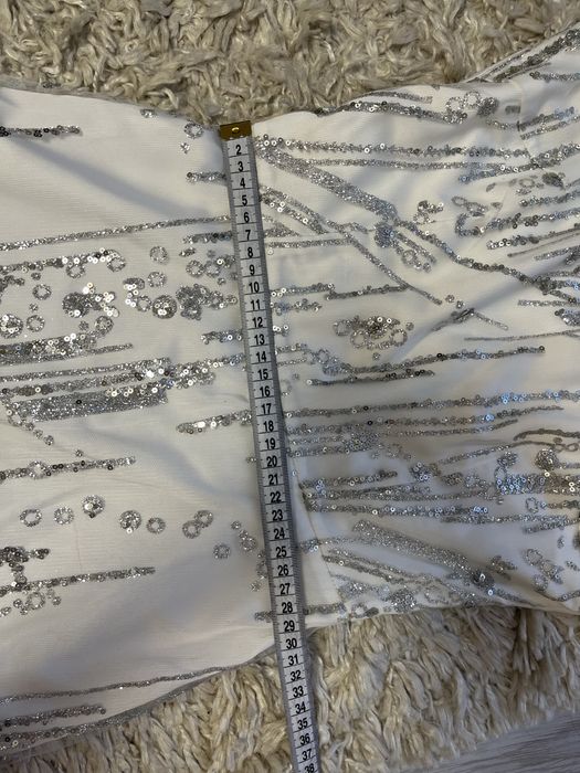 Біла вечірня святкова сукня Gepur.