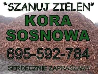 Kora Sosnowa sortowana 80l Szanuj Zieleń ozdobna do ogrodu z dostawą