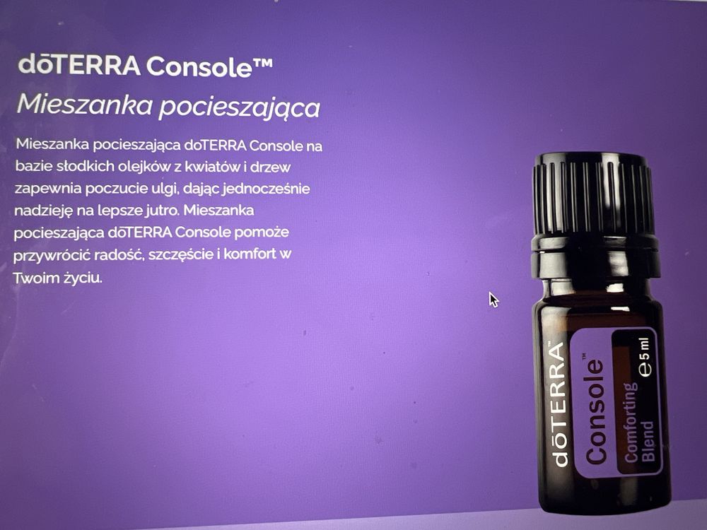 Olejek eteryczny CONSOLE 5ML doTERRA oryginał