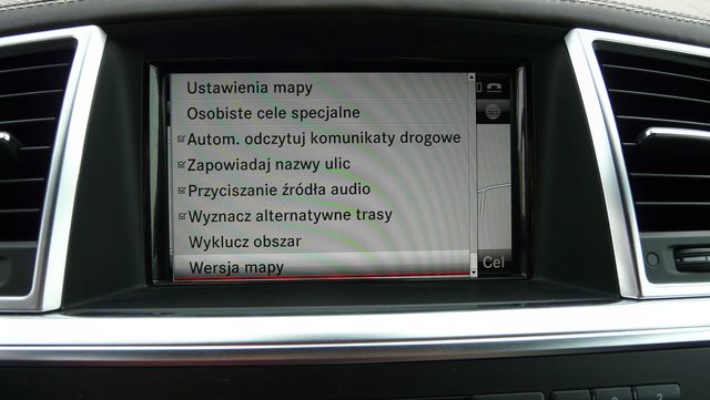 Mercedes C, CLS, E, ML Polskie Menu Lektor Polski Mapa 2023 USA Radio