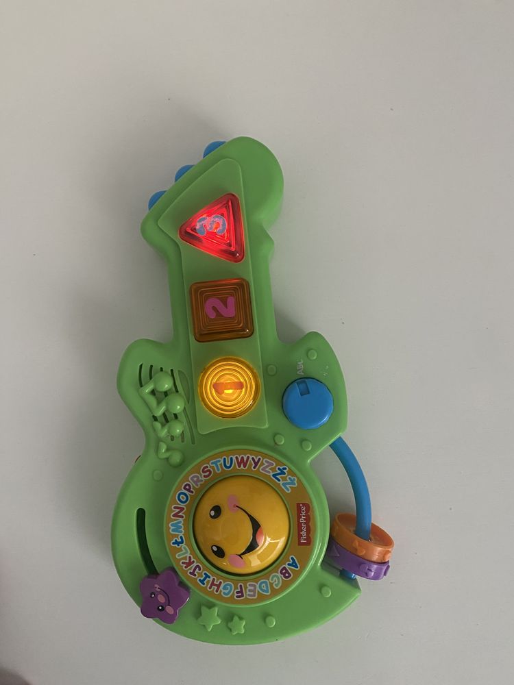 Zabawka elektroniczna gitara Fisher price