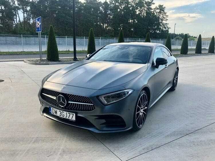 Mercedes Benz CLS 400 faktura 23% Brutto Salon Polska Lakier matowy