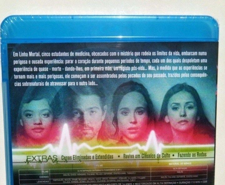 Blu-ray Linha Mortal (2017) - novo