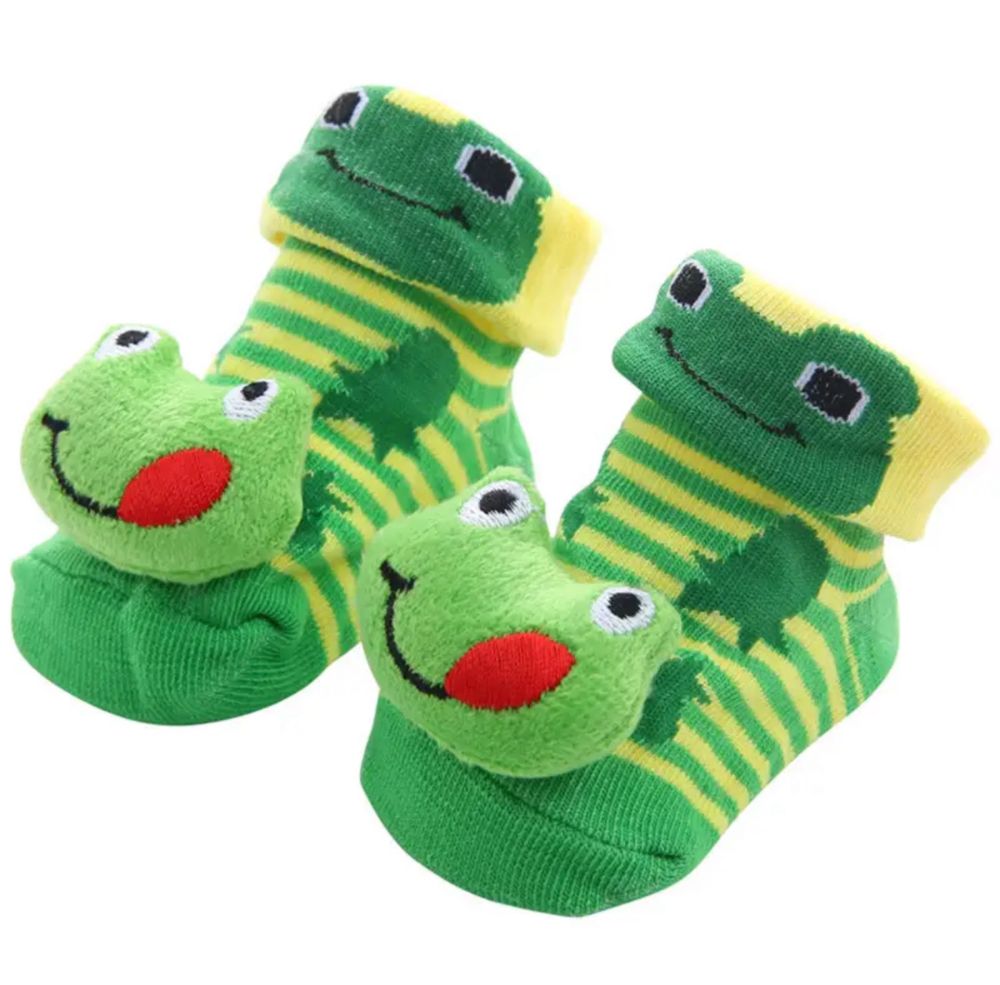 Бавовняні дитячі шкарпетки з іграшкою