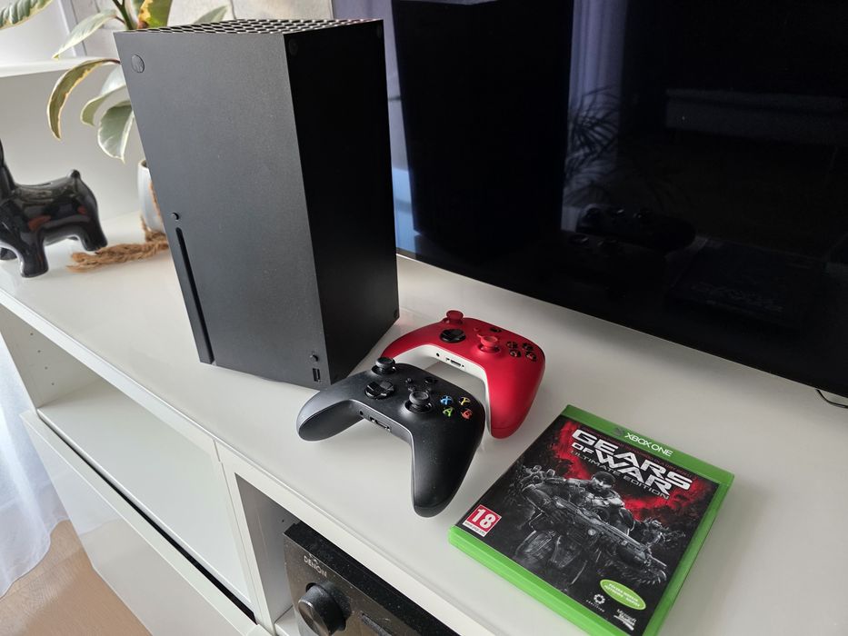 Xbox Series X 1TB + 2 pady + gra + pudełko + faktura