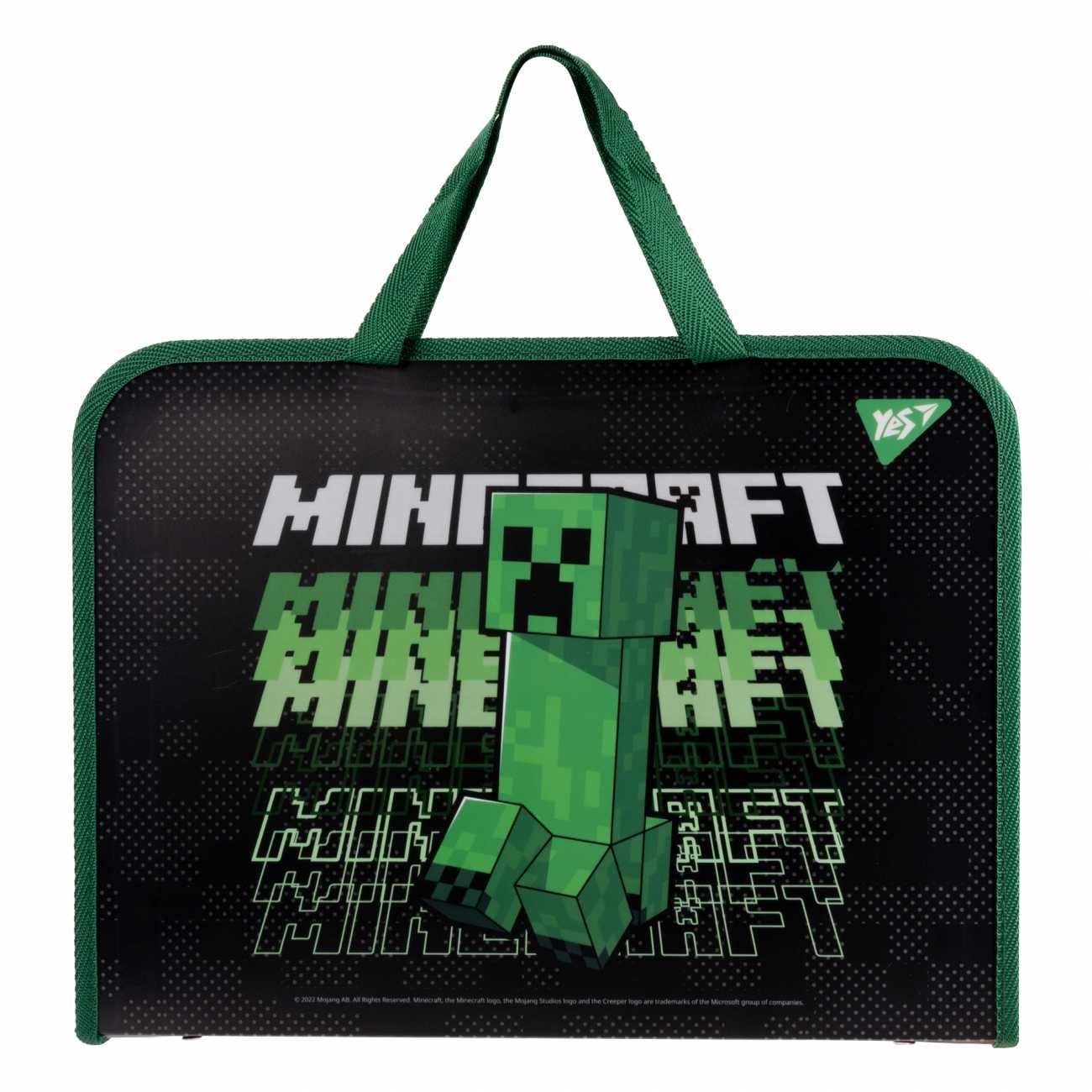 Папка-портфель YES FC на блискавці Minecraft Pusheen