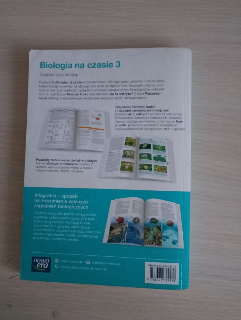 Sprzedam podręcznik Biologia na czasie 3