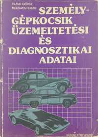 Книга Диагностика автомобилей 60х-80х годов (на венгерском языке)