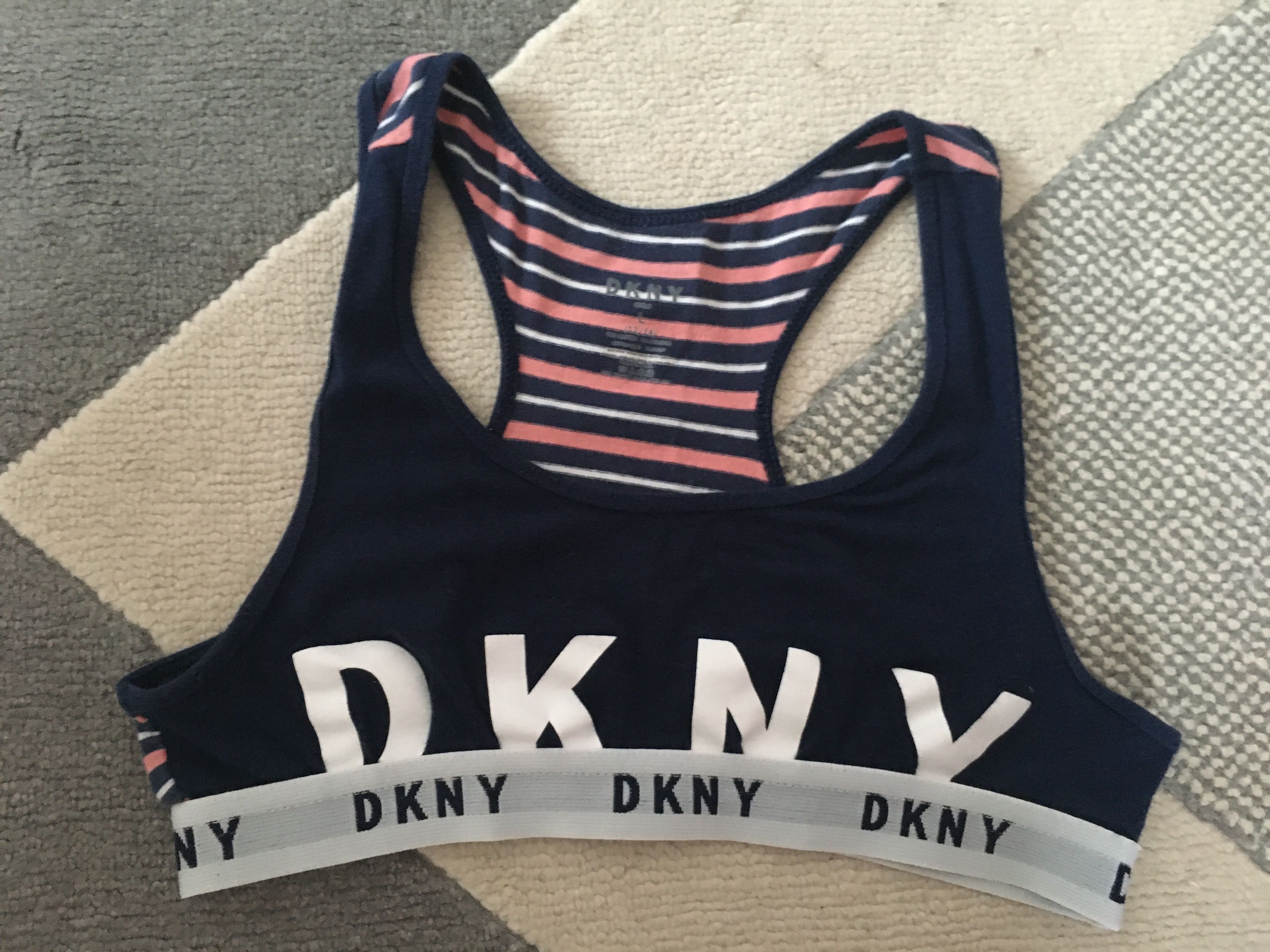 DKNY stanik i dwie sztuki majtek Donna Karan New York zestaw komplet