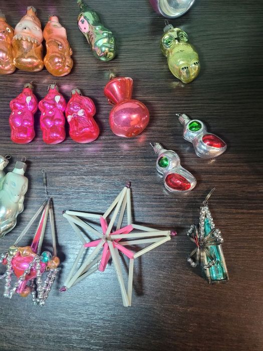 Новогодние ёлочные игрушки ссср