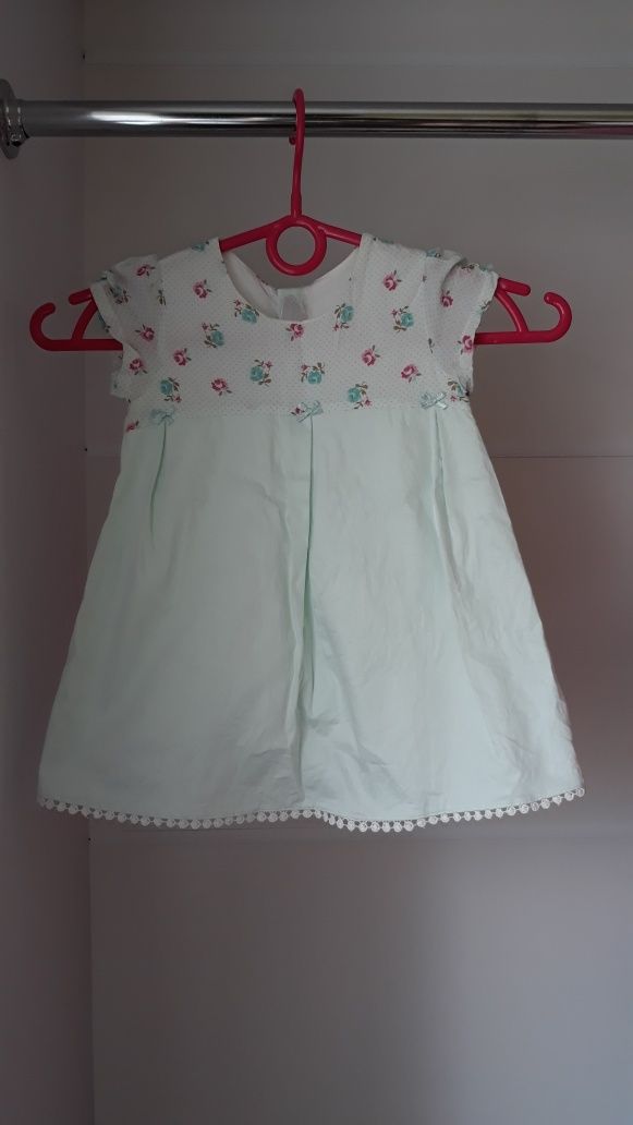 Новый наборчик платье и трусики для девочки возраст 1-1,5-2 года
