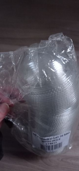 Plastikowe pokrzywki do kubków 50 sztuk x11