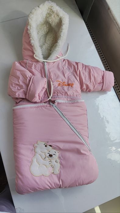 Дитячій комбінезон на овчині 2 в 1 від 6 міс до 1.5 року