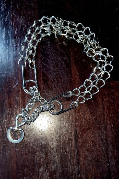 Obroża dla pas metalowa