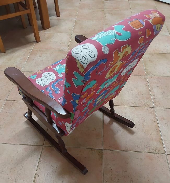 CADEIRA DE BALANÇO PARA CRIANÇA DOS 2-7 ANOS.Casa,Quarto,Cozinha,Sala,