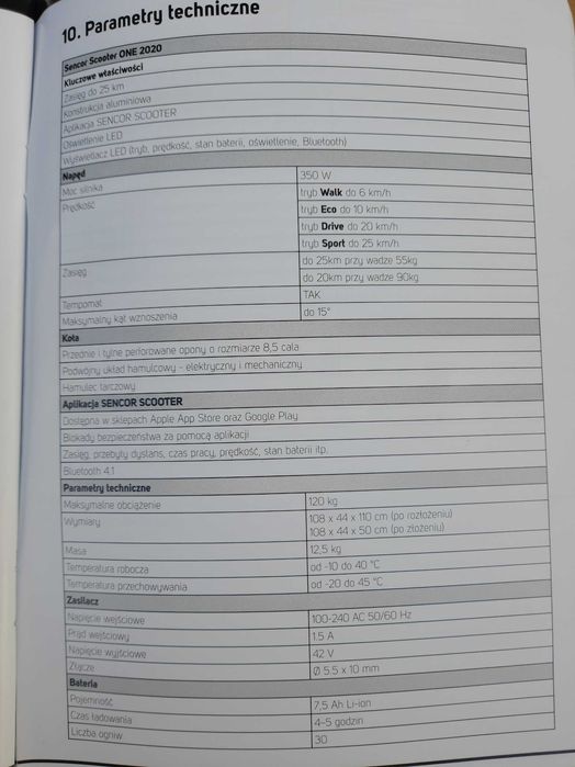 Електро самокат Sencor One 2020 350 W 25 km/h