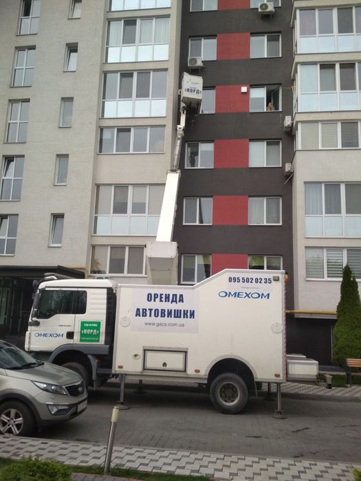 Оренда та прокат автовишки, вишка, автопідйомник 18м, Киев и область
