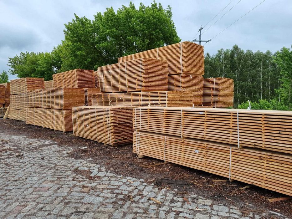 łaty dachowe 40x60 3 lub 5m tartak więźba drewno budowlane