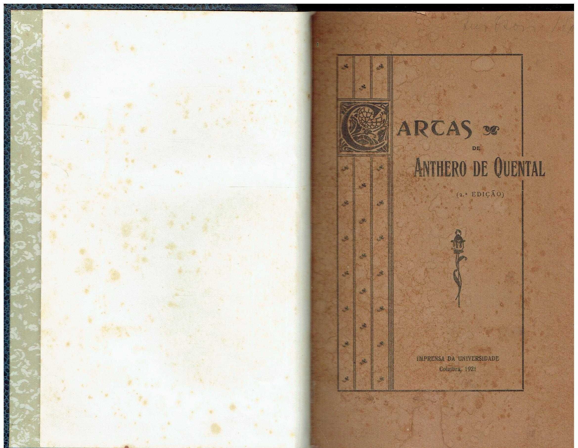 5038

 CARTAS de Anthero de Quental.