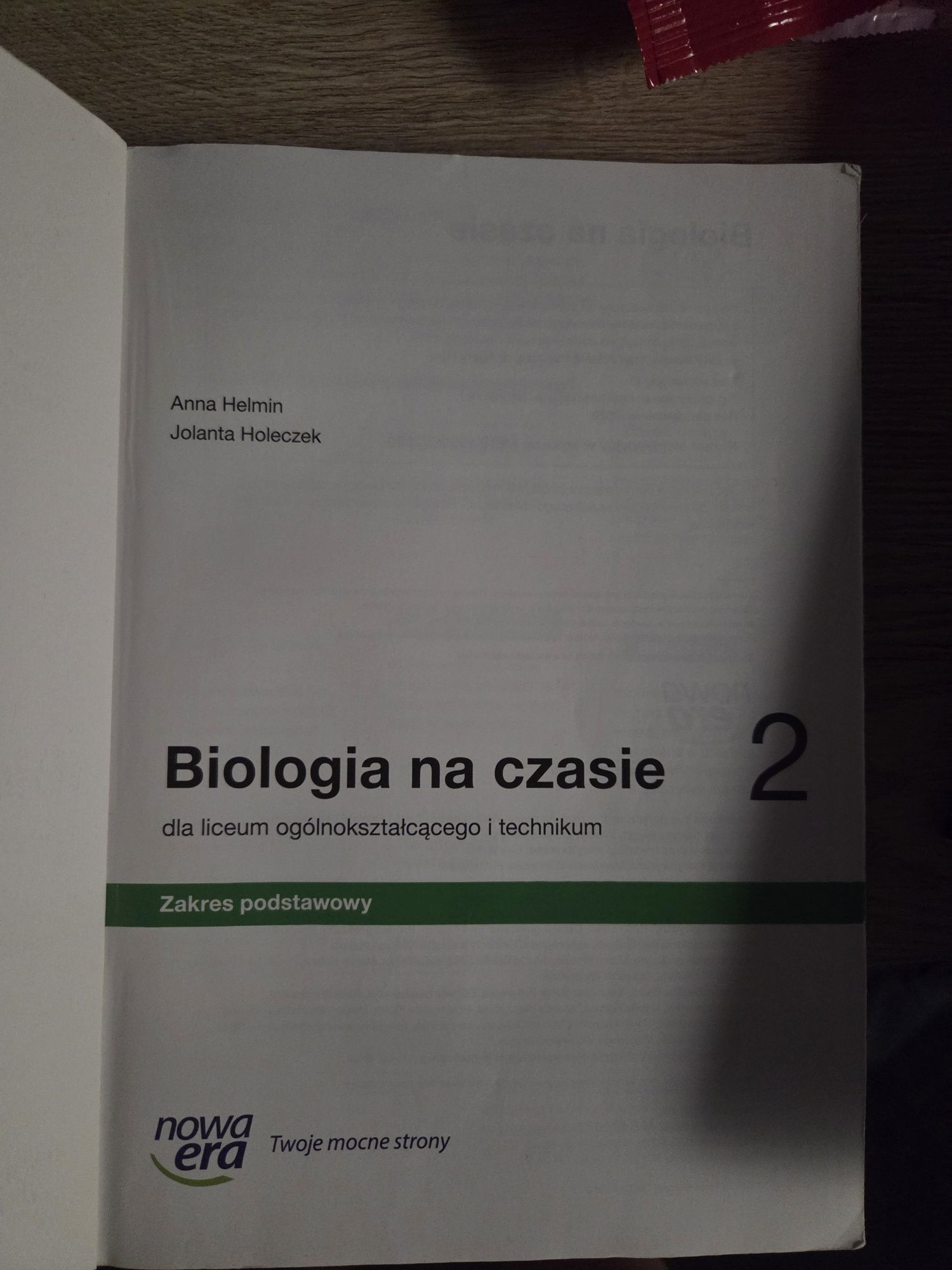 Podręcznik do biologii biologia na czasie 2 zakres podstawowy