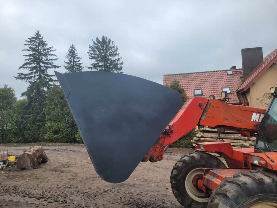 Łyżka/ łycha objętościowa do zboża do ładowarki/ tura ciągnika DOWÓZ