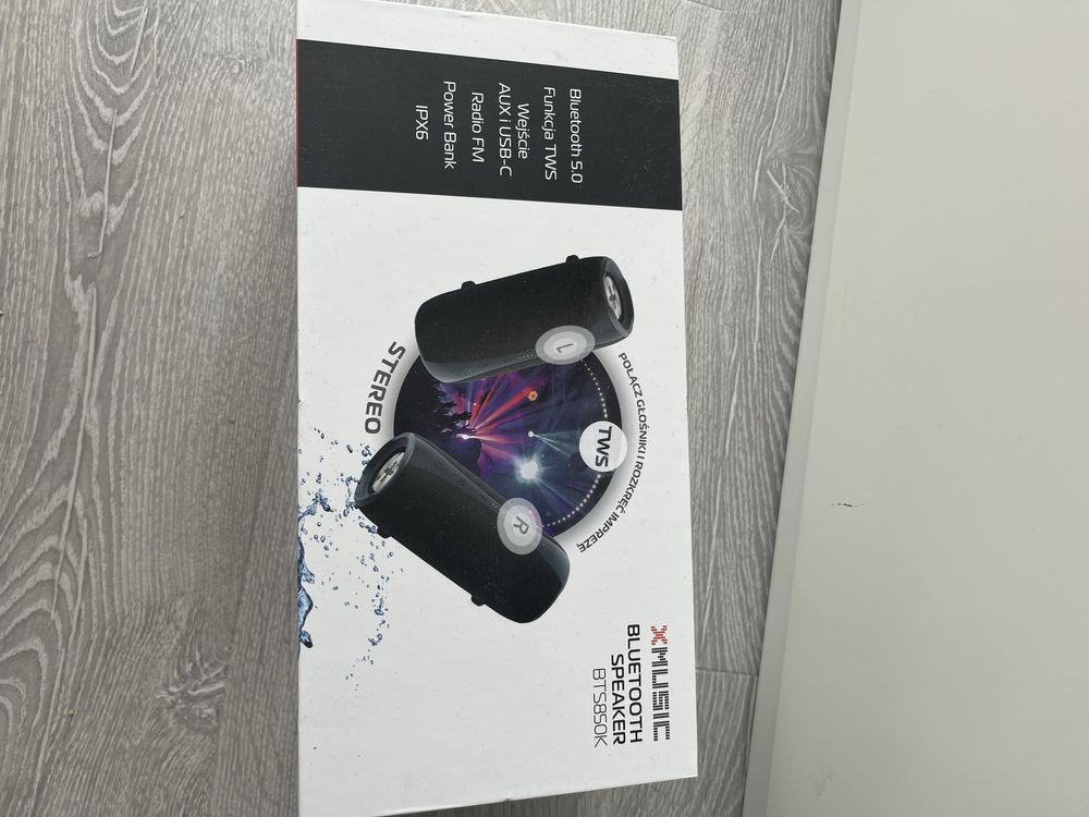 Glośnik xmusic BTS850K NOWY