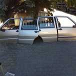 szyba z drzwi z karoseria fiat uno
