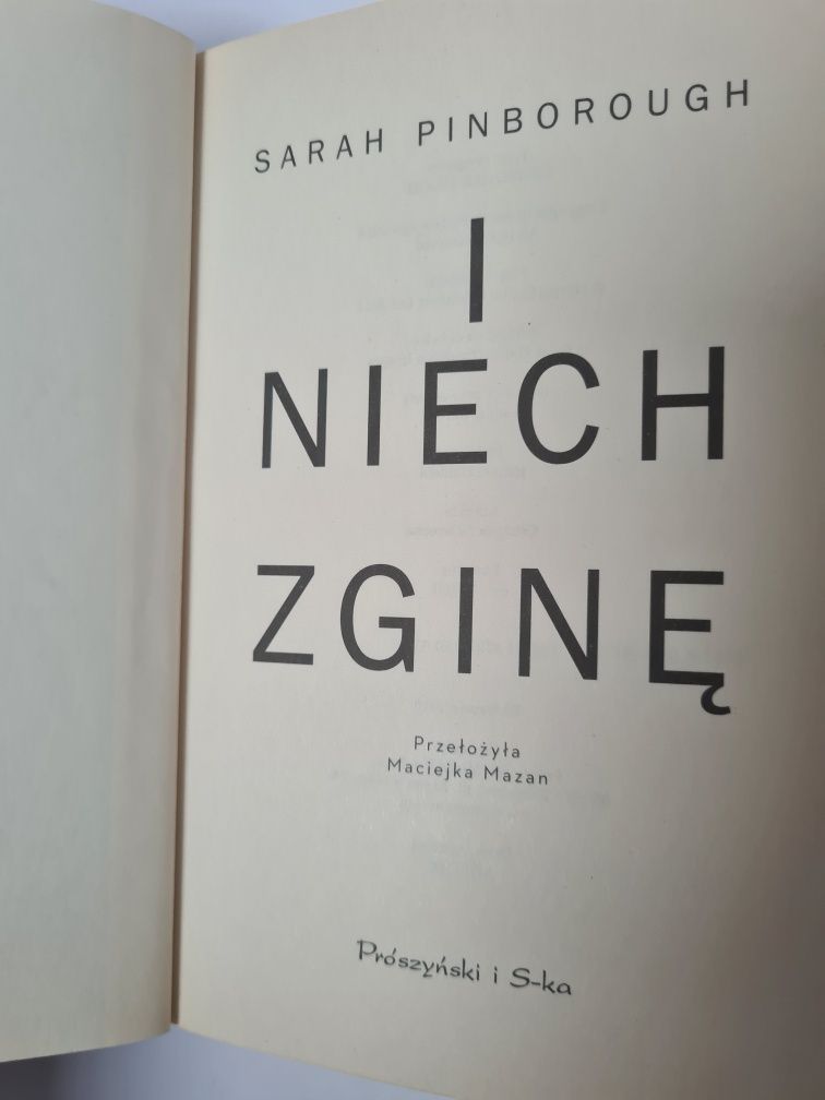 I niech zginę - Sarah Pinborough