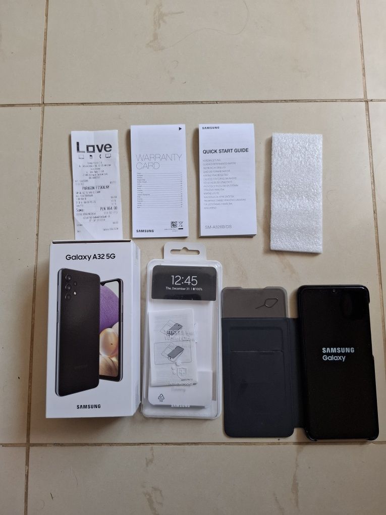 Paragon Smartphone telefon SAMSUNG GALAXY A32  słuchawki bezprzewodowe