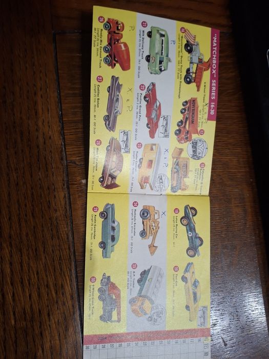 Catalogo matchbox 1965