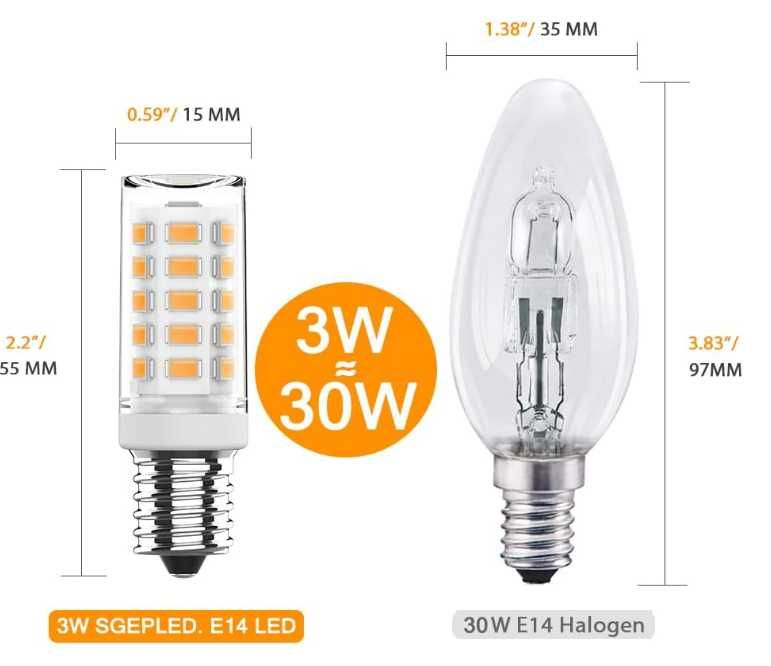 Żarówka LED E14 3W 5szt