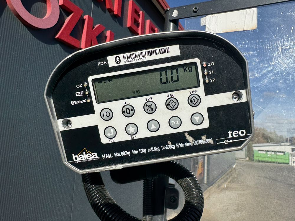 Paleciak elektryczny Linde Waga  2018 r D 12 S 170 cm wózek z wagą