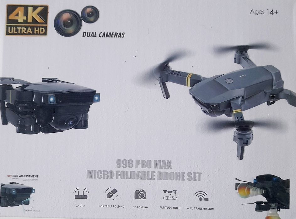 DRONE - 4K DUAL CAMERAS - NOVO