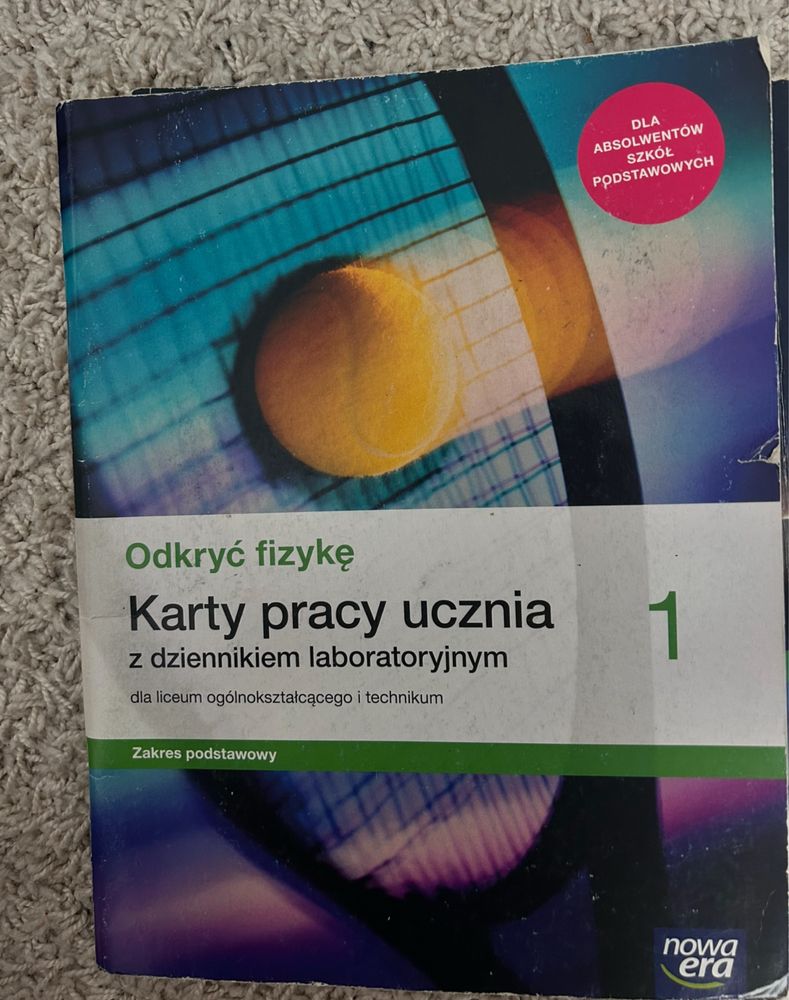 Podrecznik i cwiczenia do fizyki klasa 1