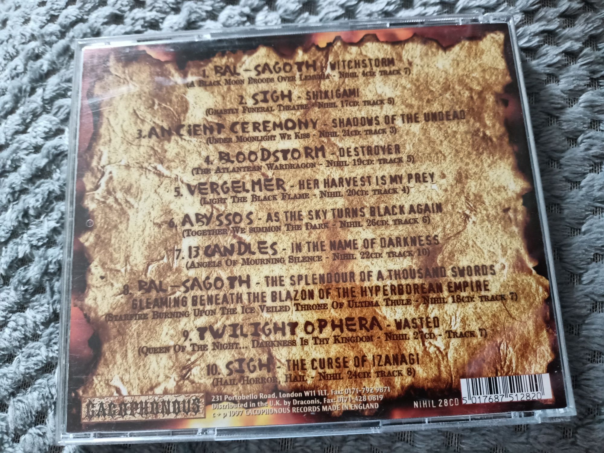 Various - The Unholy Bible (CD, Comp)(black, death)(ex)