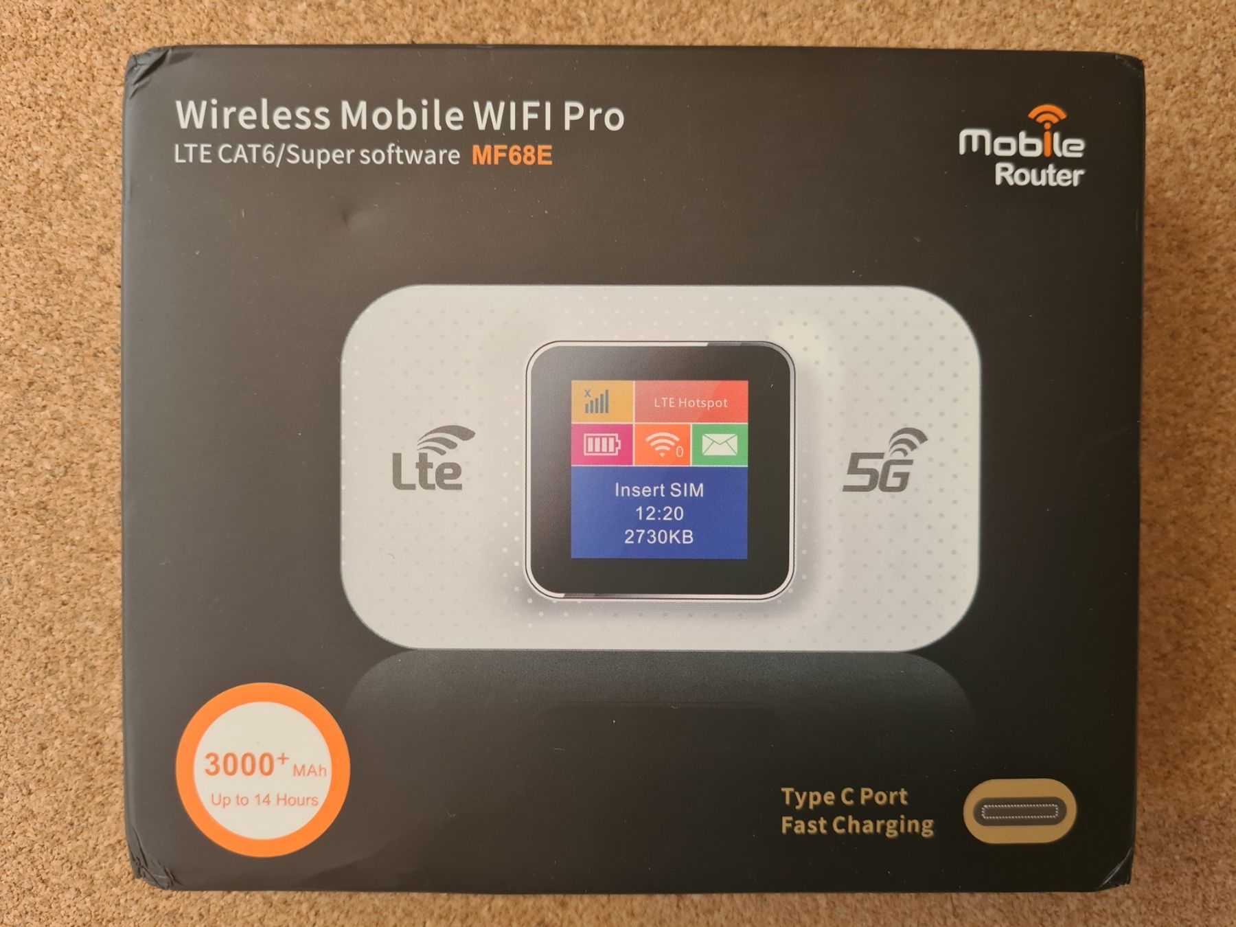 Карманный 4G LTE роутер MF68E/688, Qualcomm, 3000mah.