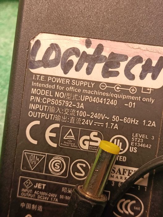 Блок живлення до керма ігрового Logitech g27 g25 g29 forsa momo 24v