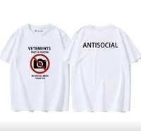 футболка vetements antisocial|opium