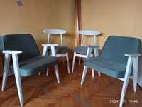 Komplet PRL 2 fotele Chierowski 366 + 2 krzesła