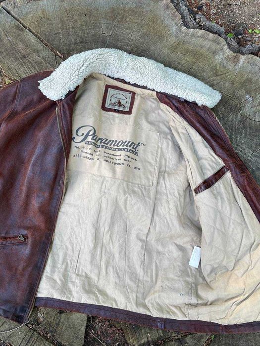 Вінтажна куртка авіатор 90х Paramount leather aviator jacket