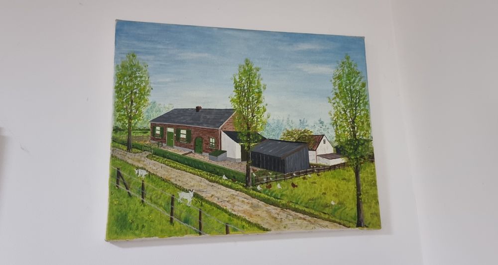 Картина, маслом Гoландія антиквар